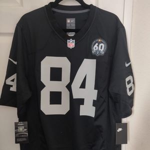 Nike Raiders Antonio Brown #84 60th Anniversary Jersey L